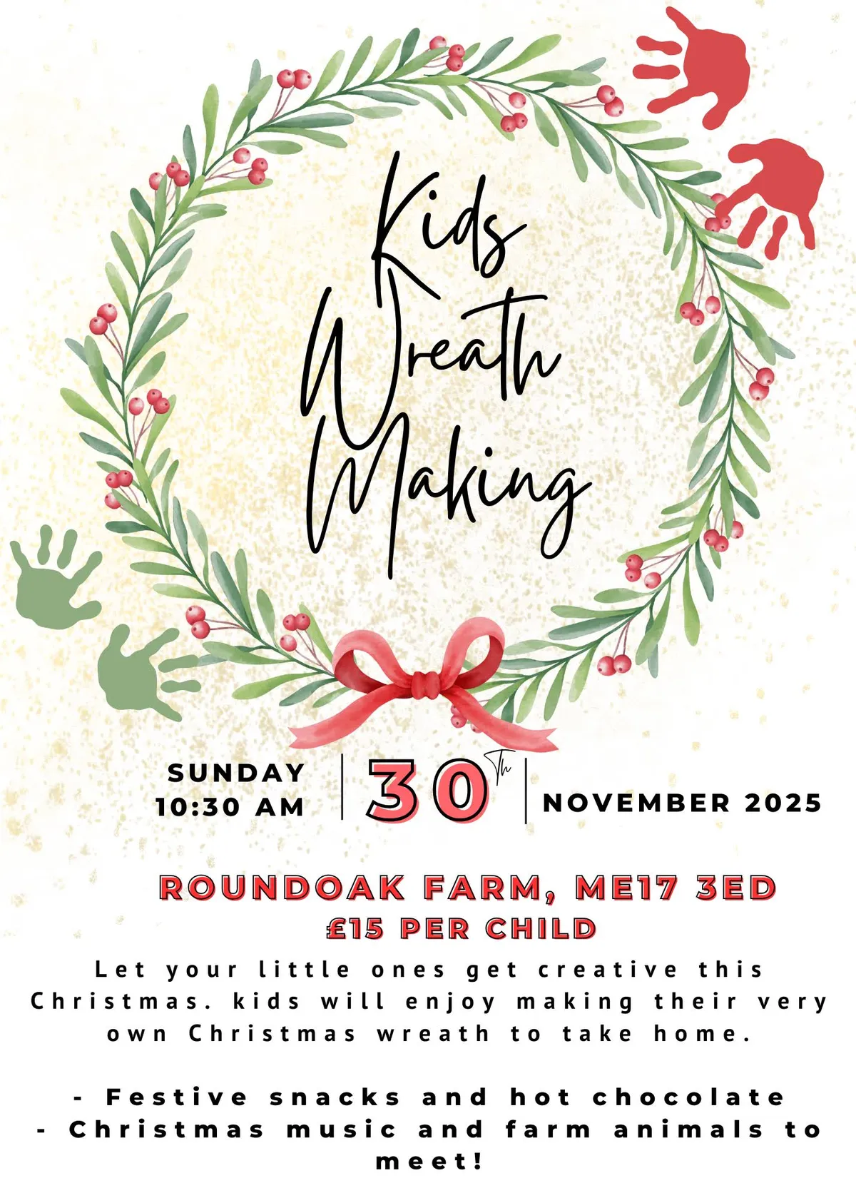 Kids Christmas Wreath Making, photo 1 of 1