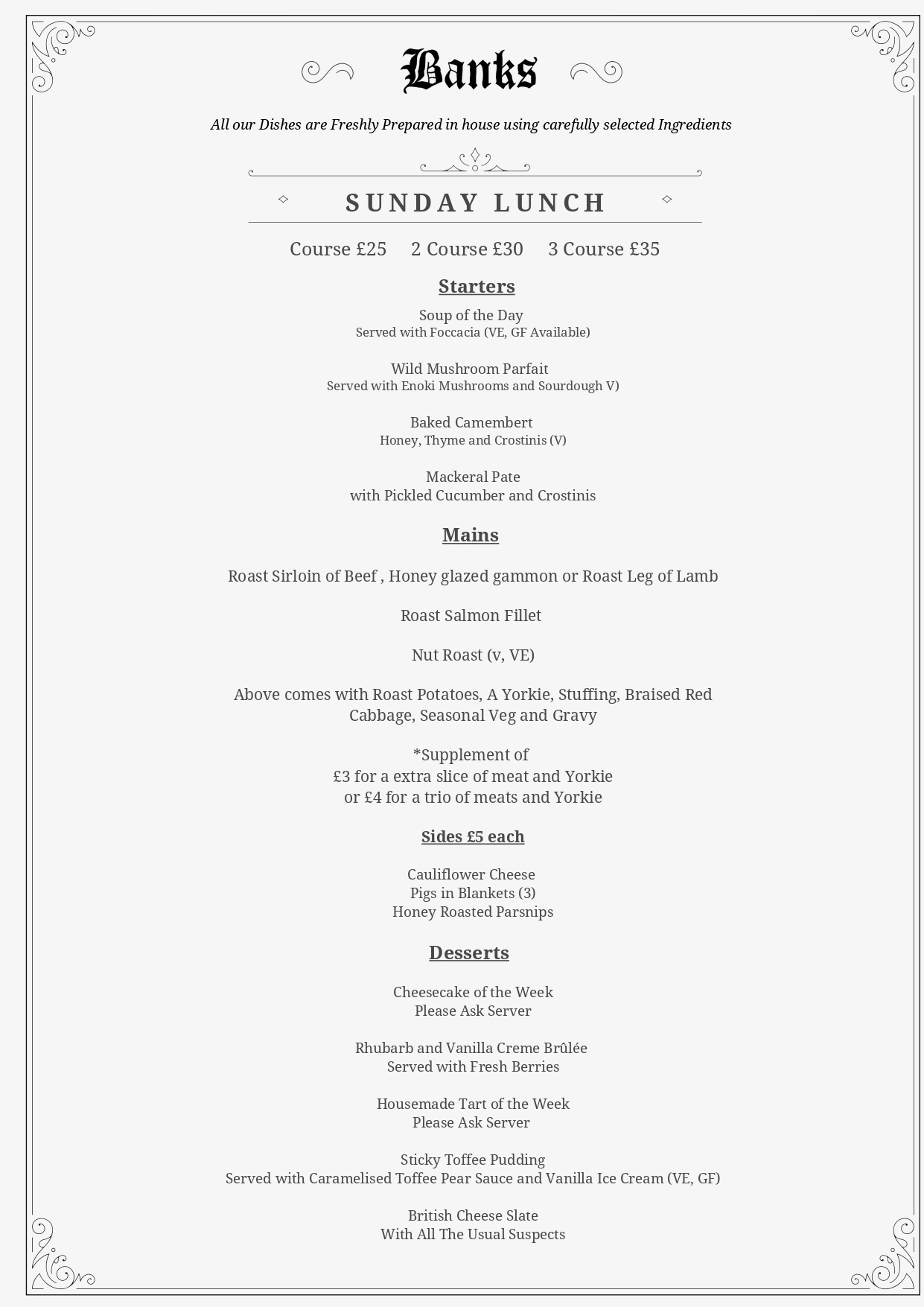 Banks Restaurant menu page





                                        4 - Minster on Sea