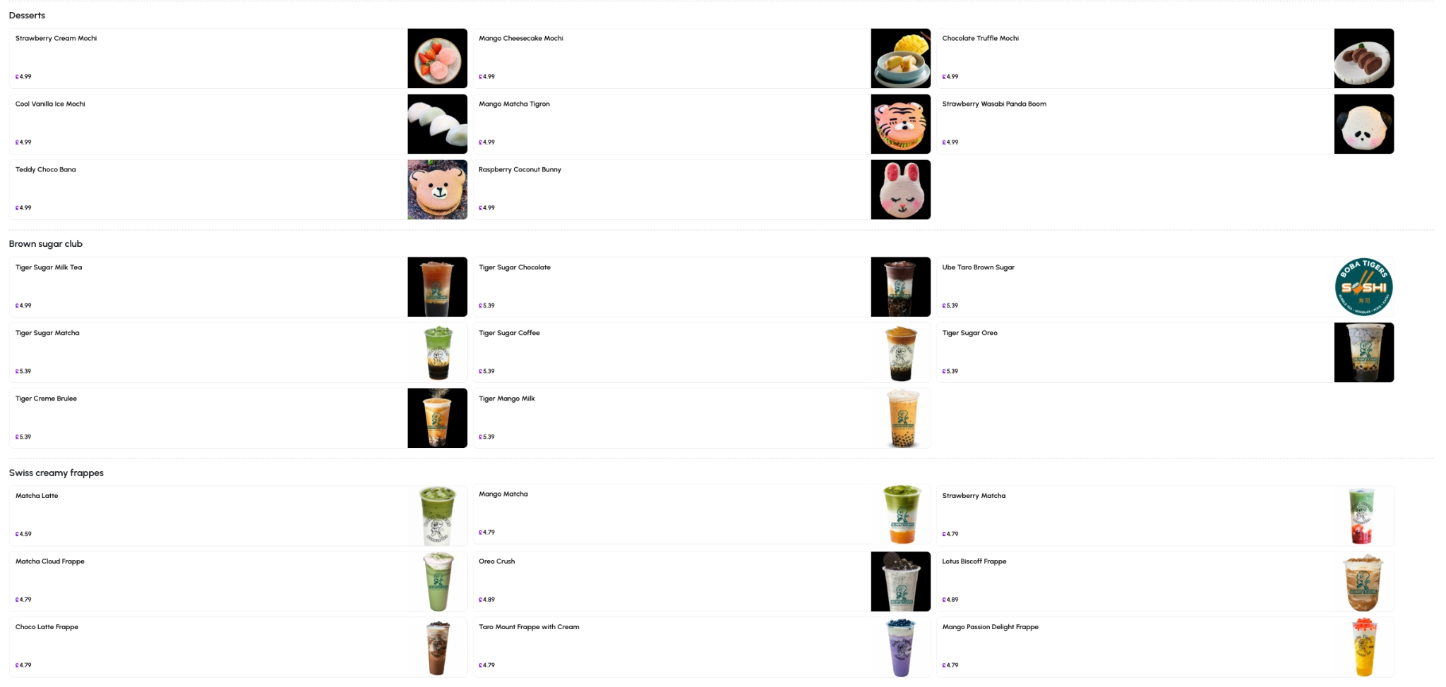 Boba Tigers menu page





                                        7 - Rochester