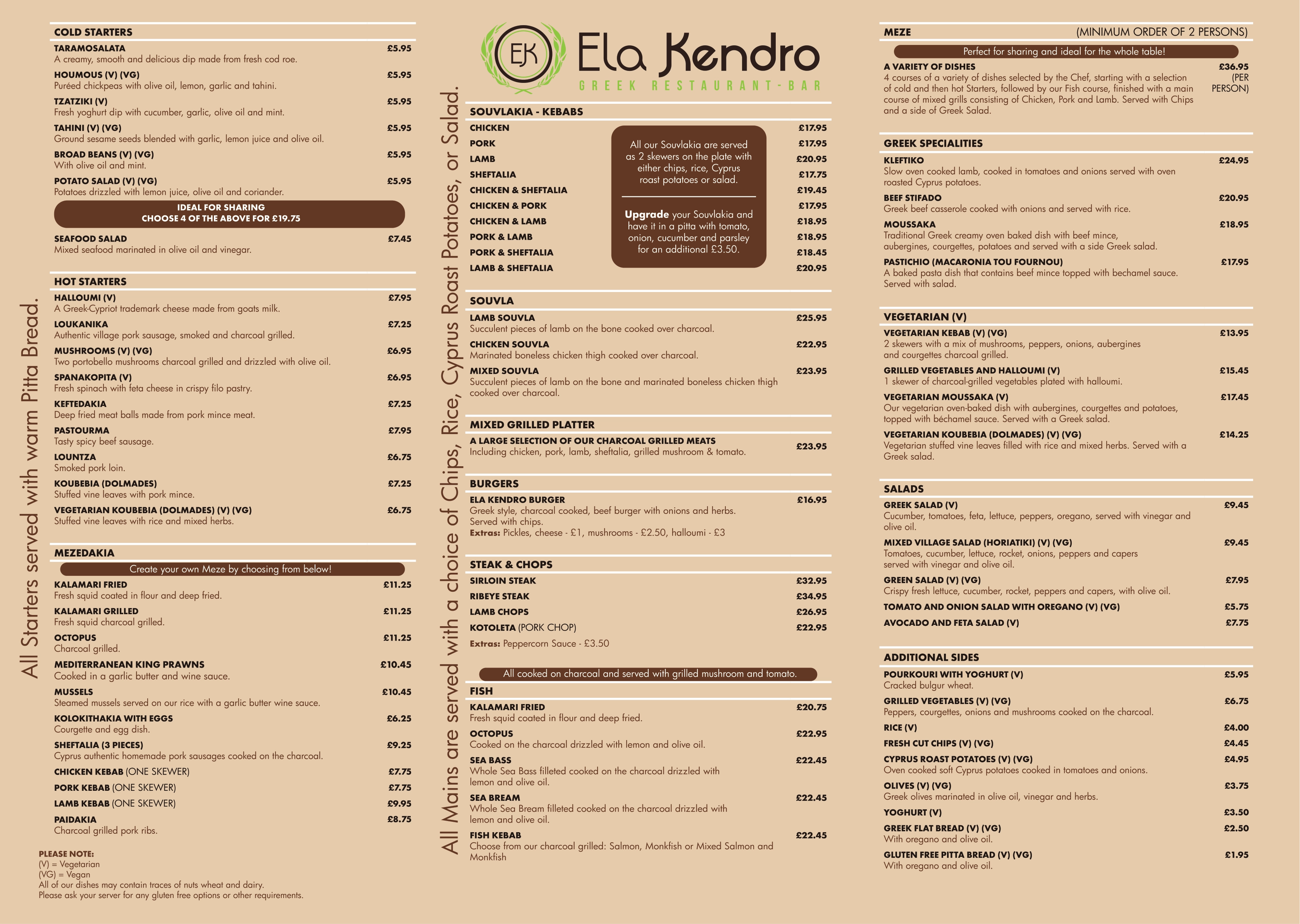 Ela Kendro menu page





                                        1 - Gillingham