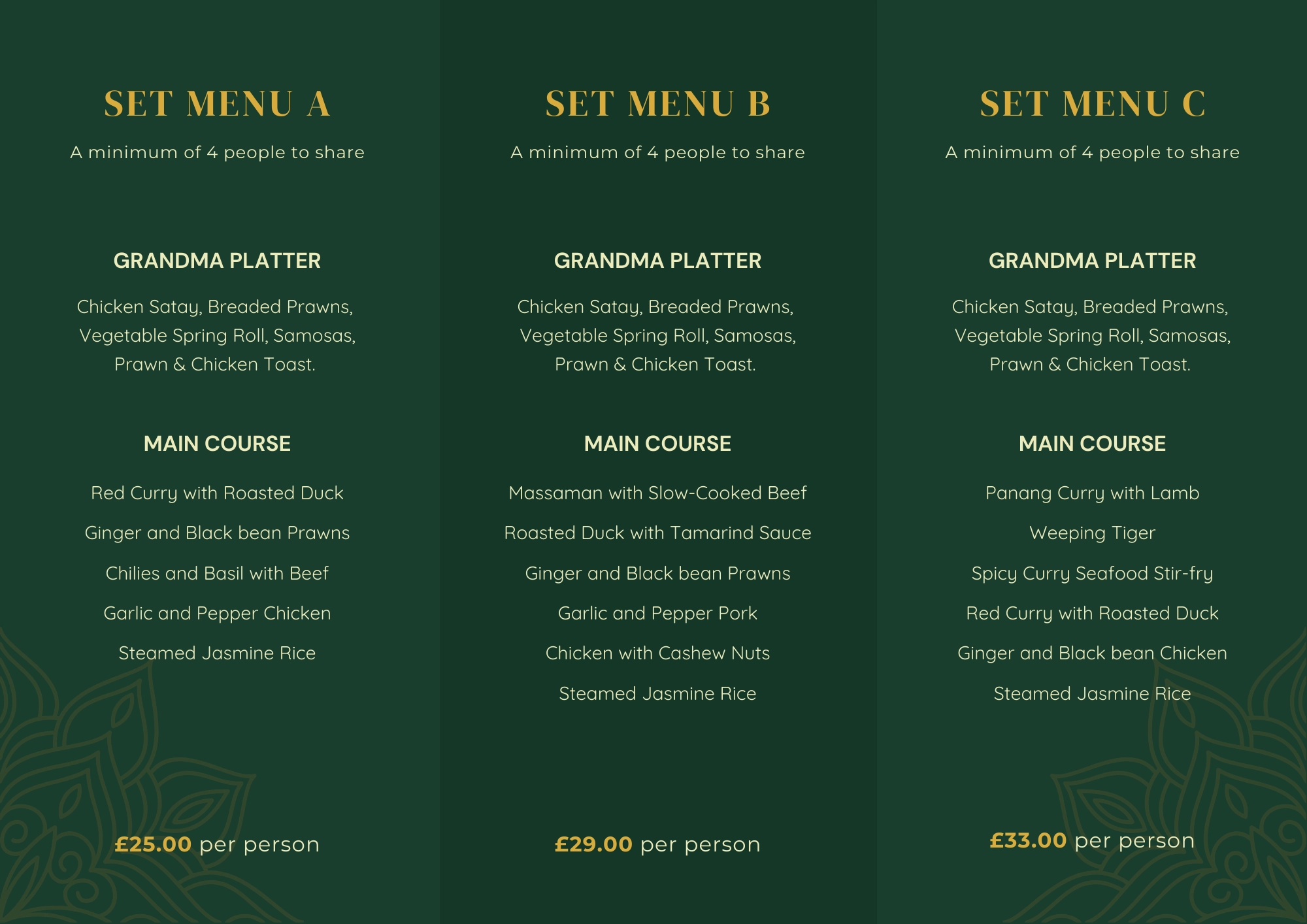 Limehouse Thai menu page





                                        4 - Rochester