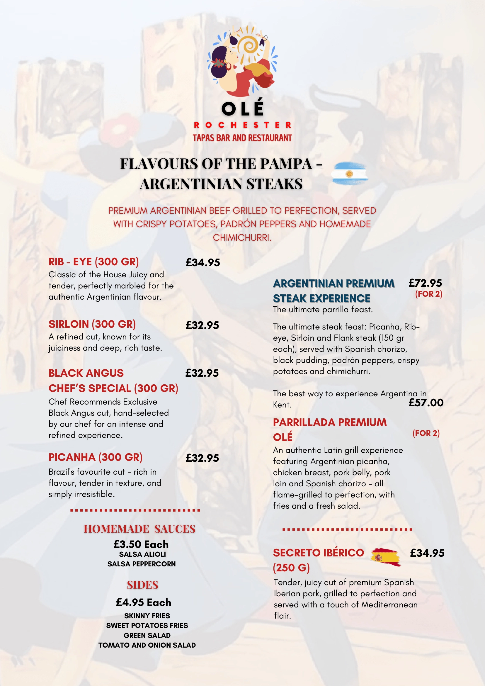 Olé Tapas Bar menu page





                                        3 - Rochester