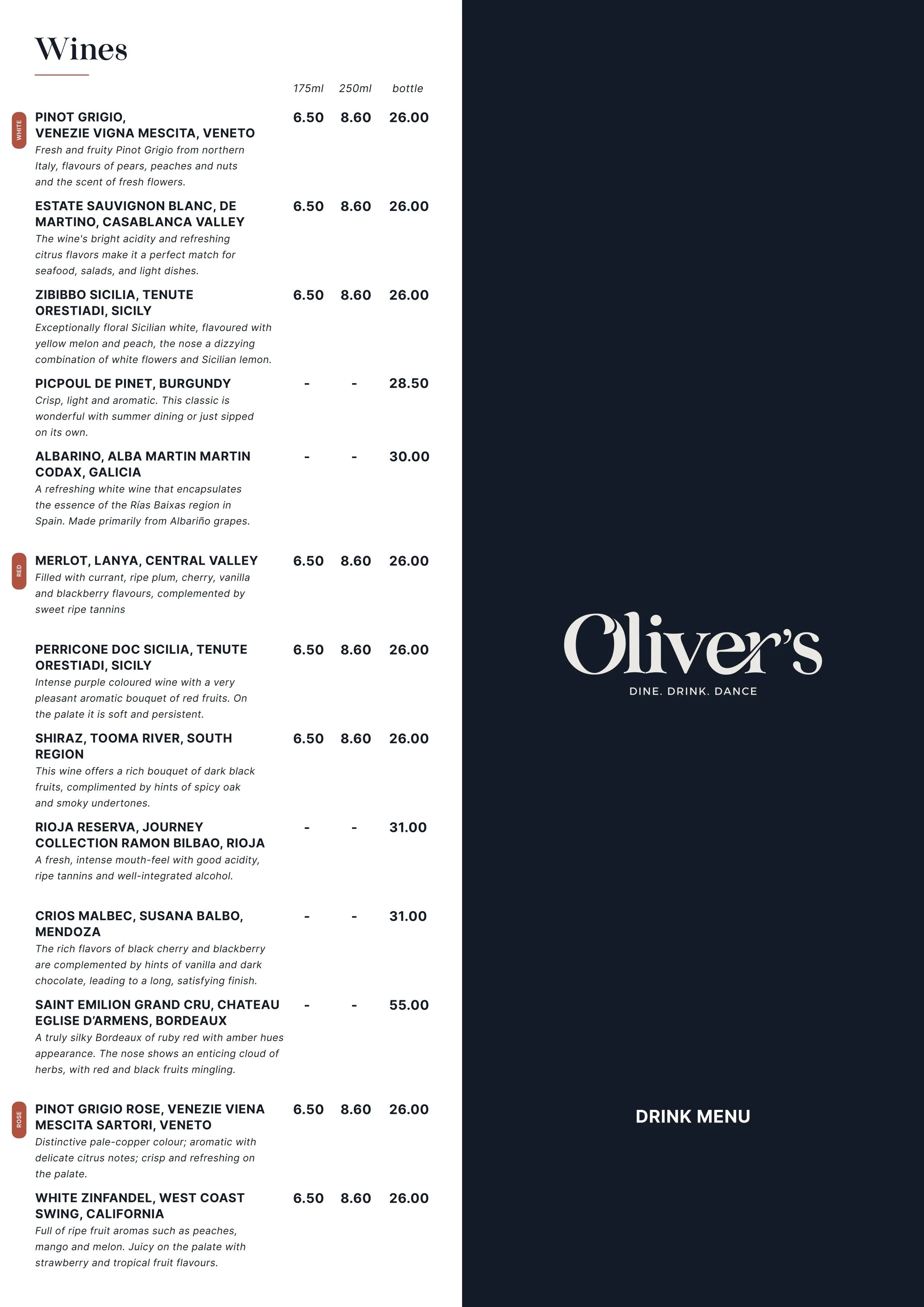 Oliver’s Rochester menu page





                                        5 - Rochester