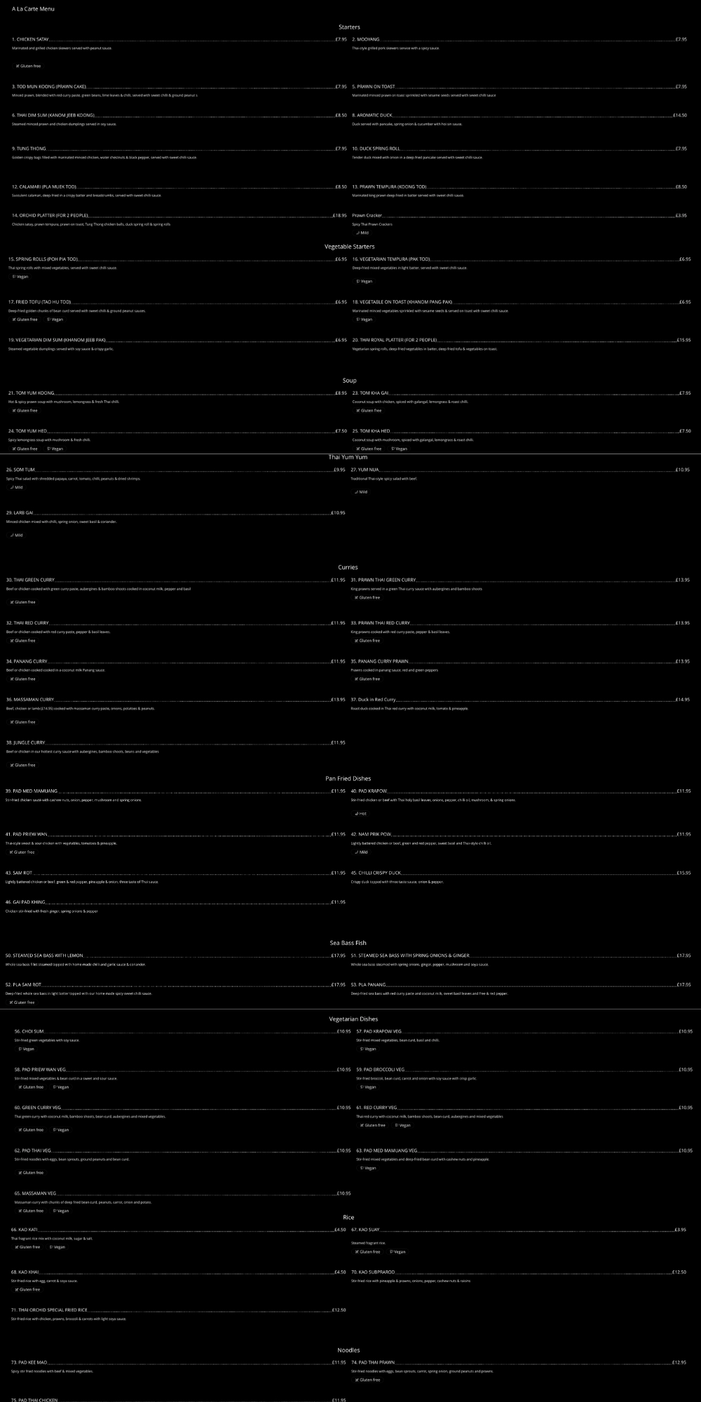 Thai Orchid menu page





                                        1 - Maidstone