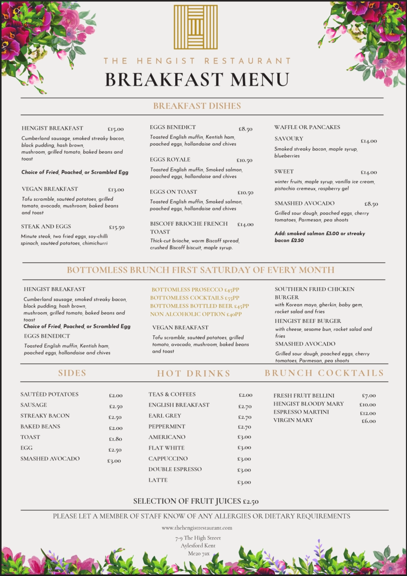 The Hengist menu page





                                        2 - Aylesford
