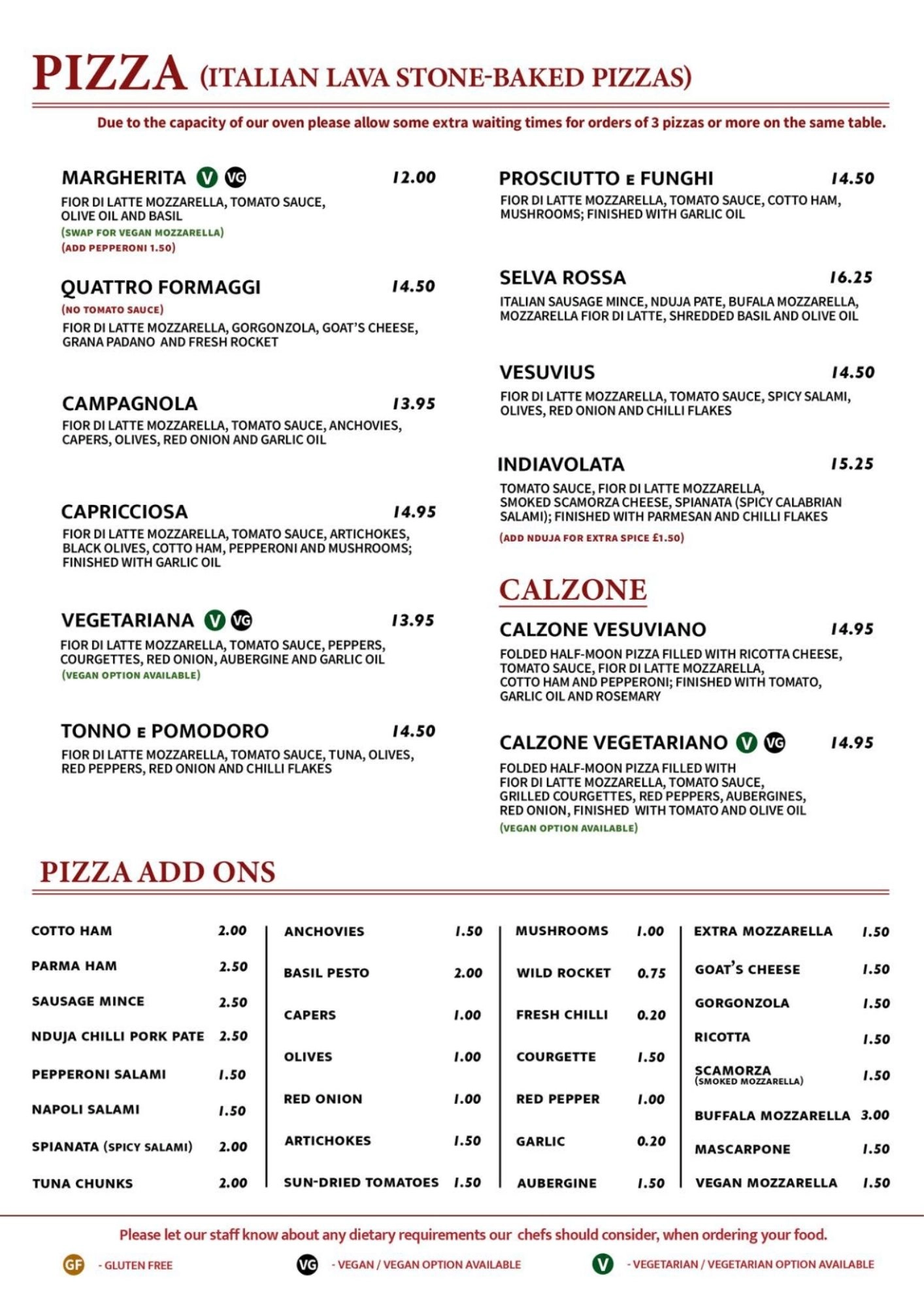 Vesuvius Restaurant menu page





                                        4 - Maidstone